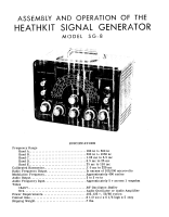 Heathkit SG-8-Signal-generator - Manual - Schematics 